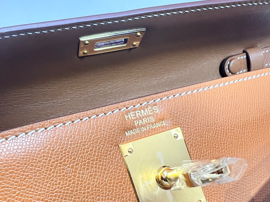 Hermes Kelly Elan 28cm Brown