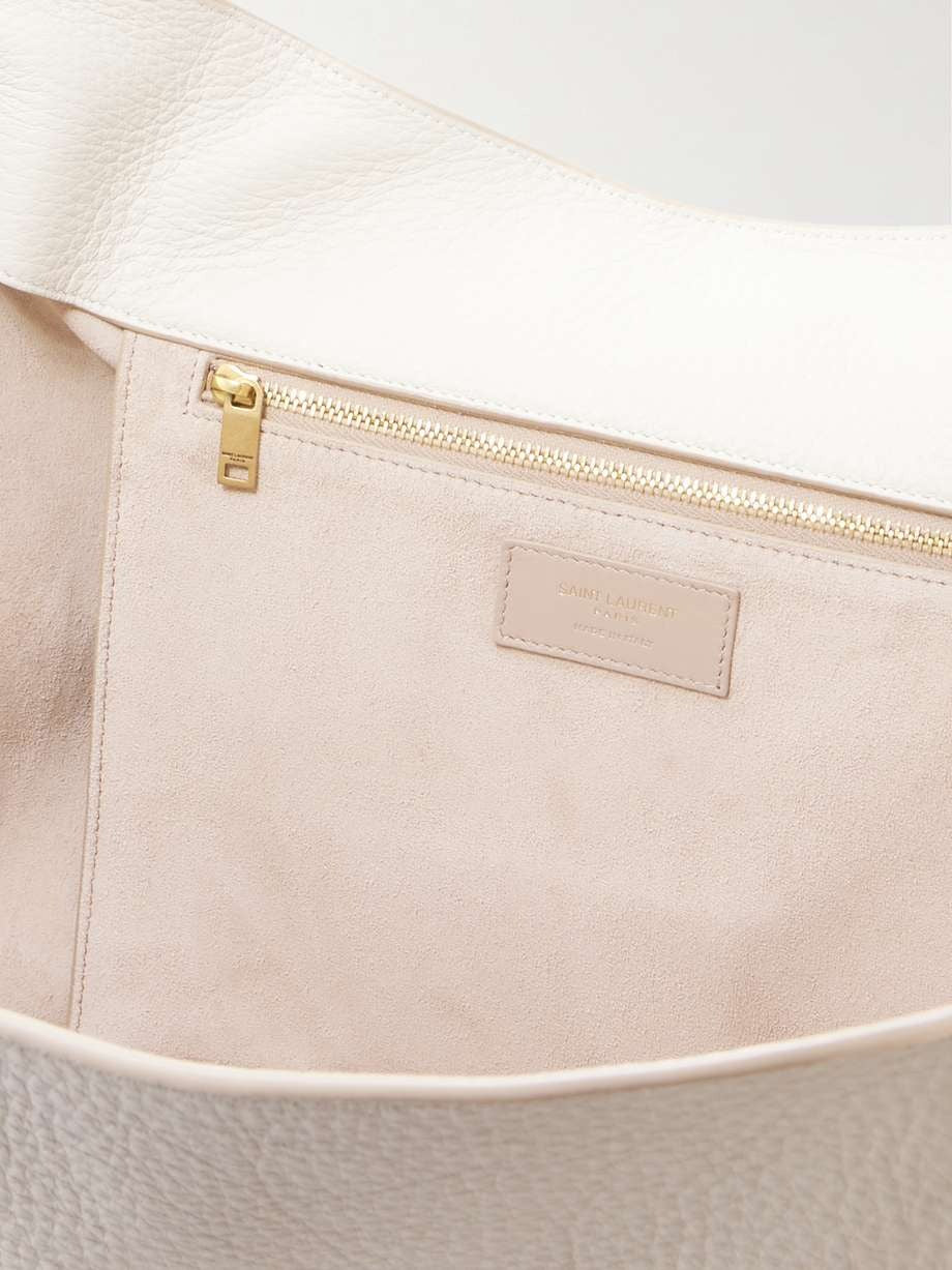 SAINT LAURENT Le 5 À 7 Bea textured-leather tote