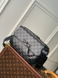 Louis Vuitton M46795 Steamer Bag 24x17x5cm Black