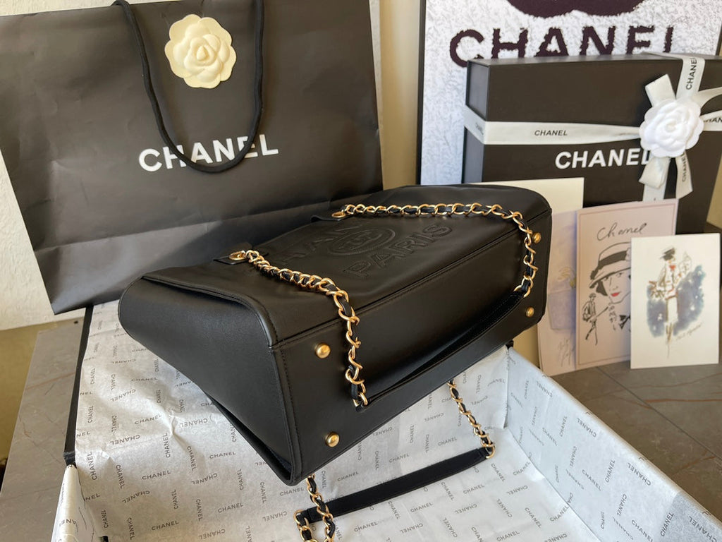 Chanel Bag Black 24×32×17cm