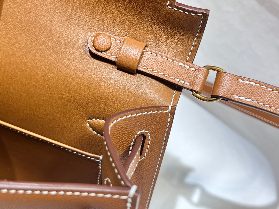 Hermes Kelly Elan 28cm Brown