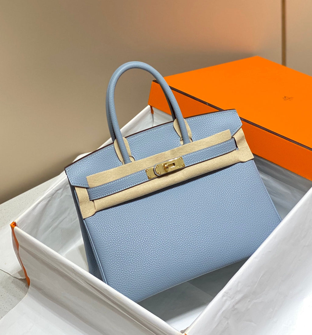Hermès Birkin Dream Hangbag Sky Blue 25*30*35 CM