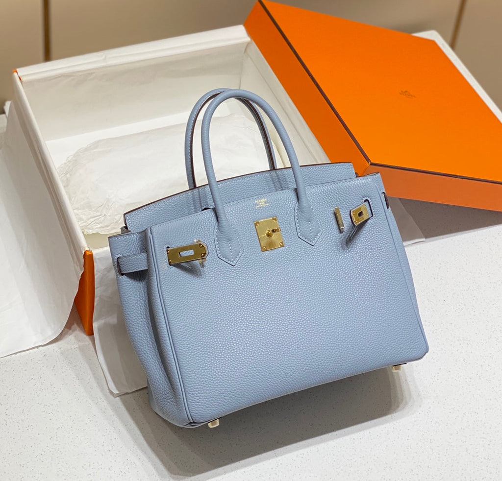 Hermès Birkin Dream Hangbag Sky Blue 25*30*35 CM