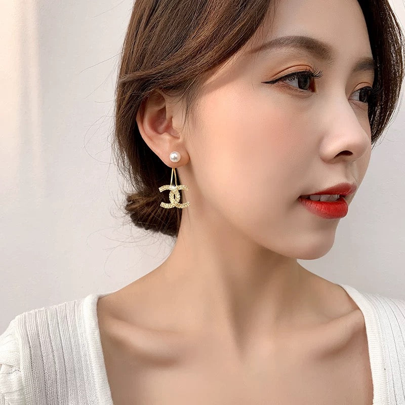 NO.4 Double C earrings