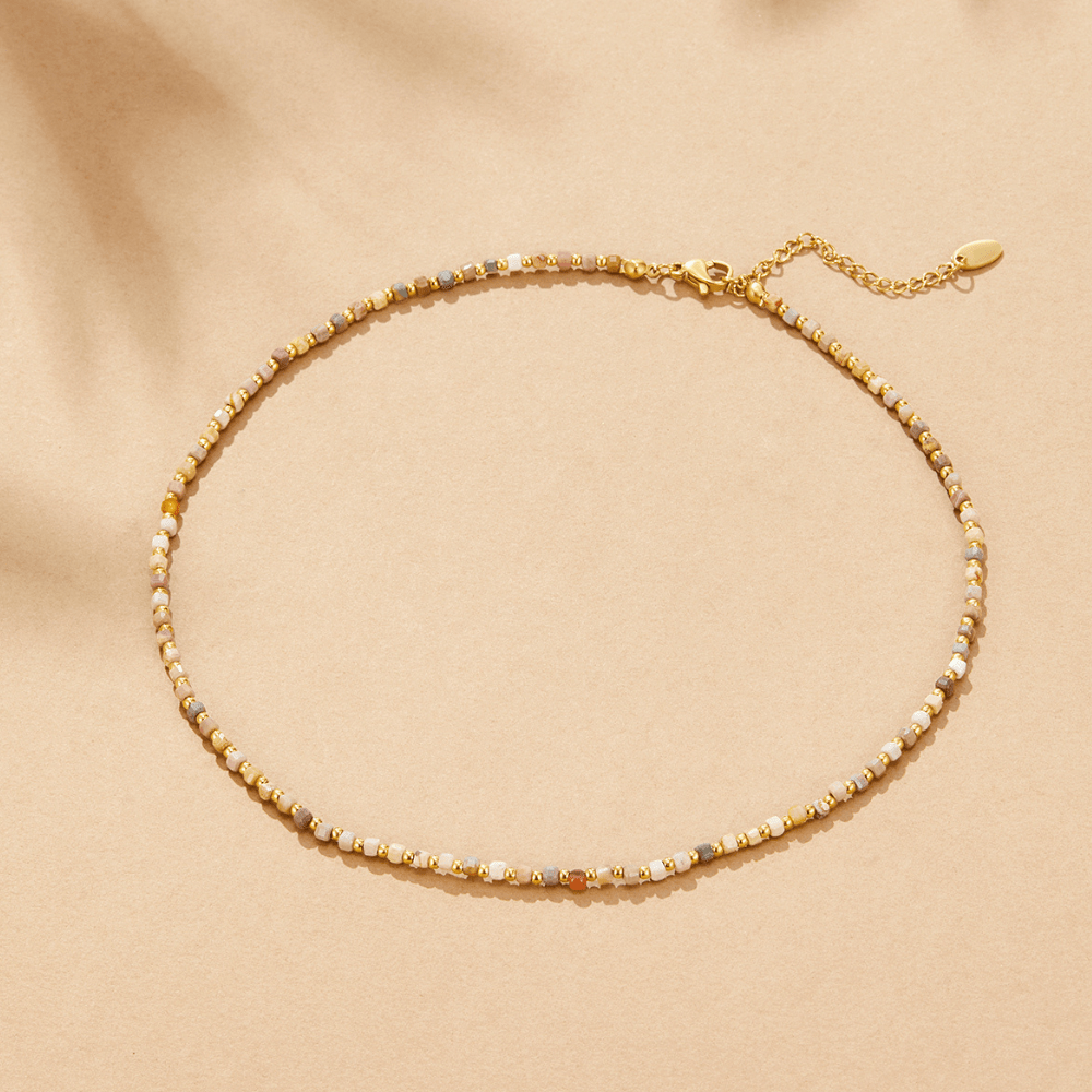 Alashan Stone Bead Necklace