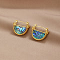 Amalfi Turquoise Shell Earrings