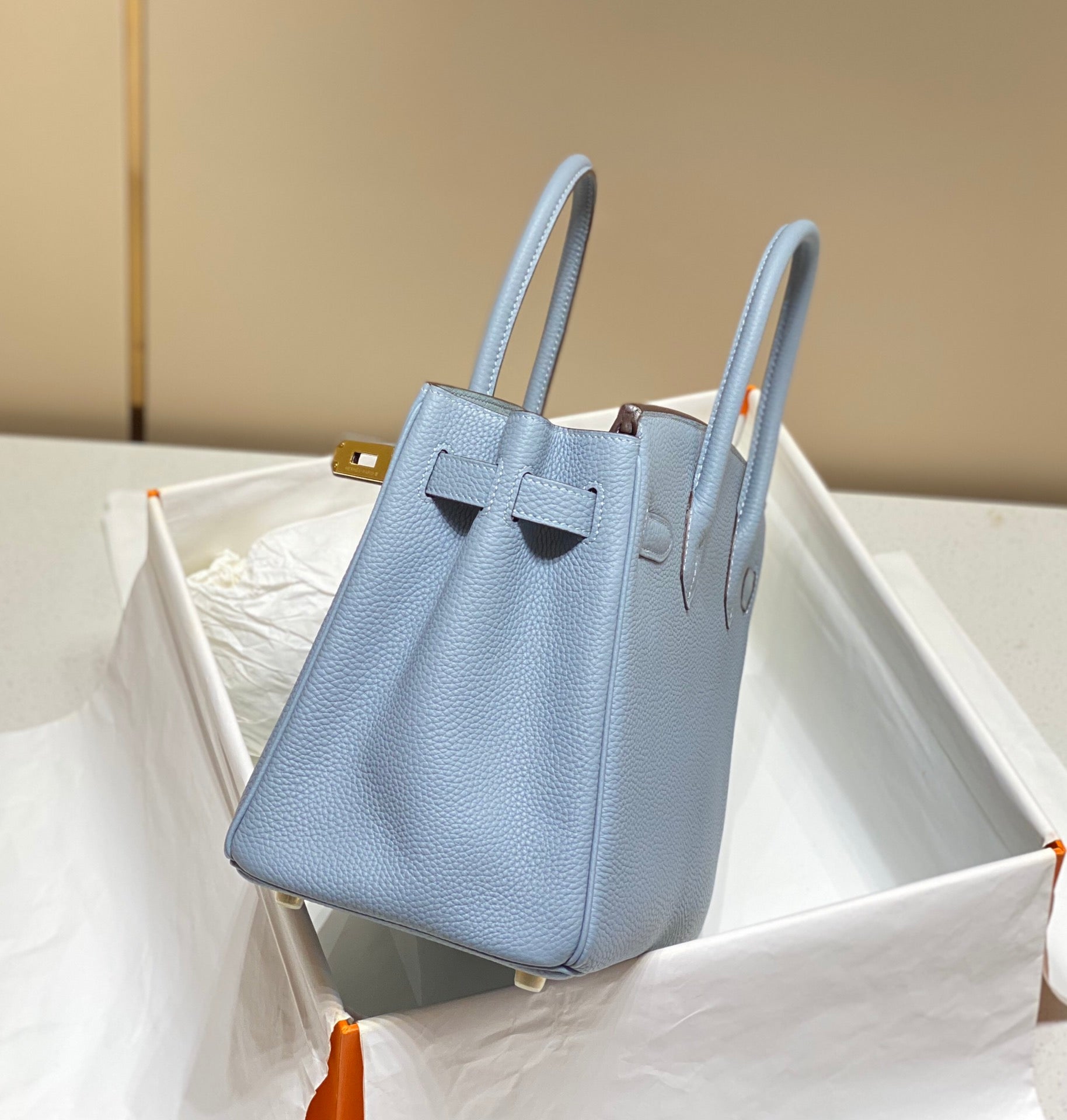 Hermès Birkin Dream Hangbag Sky Blue 25*30*35 CM