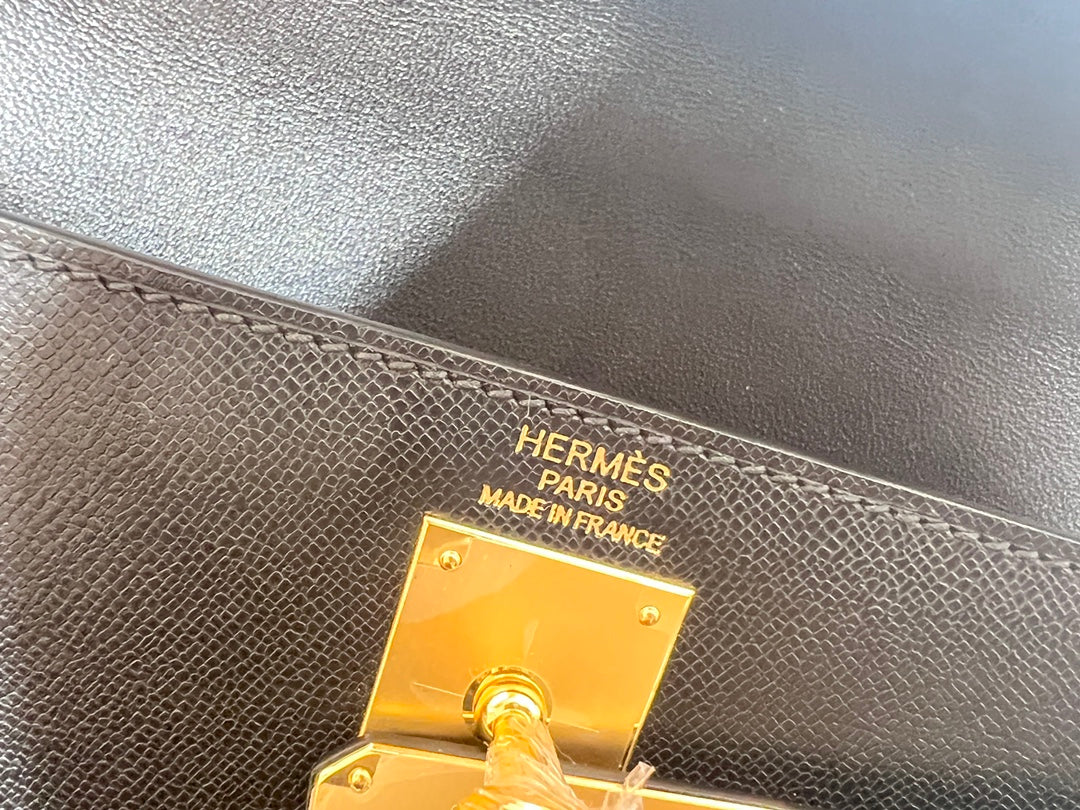 Hermes Kelly Elan Black 28cm