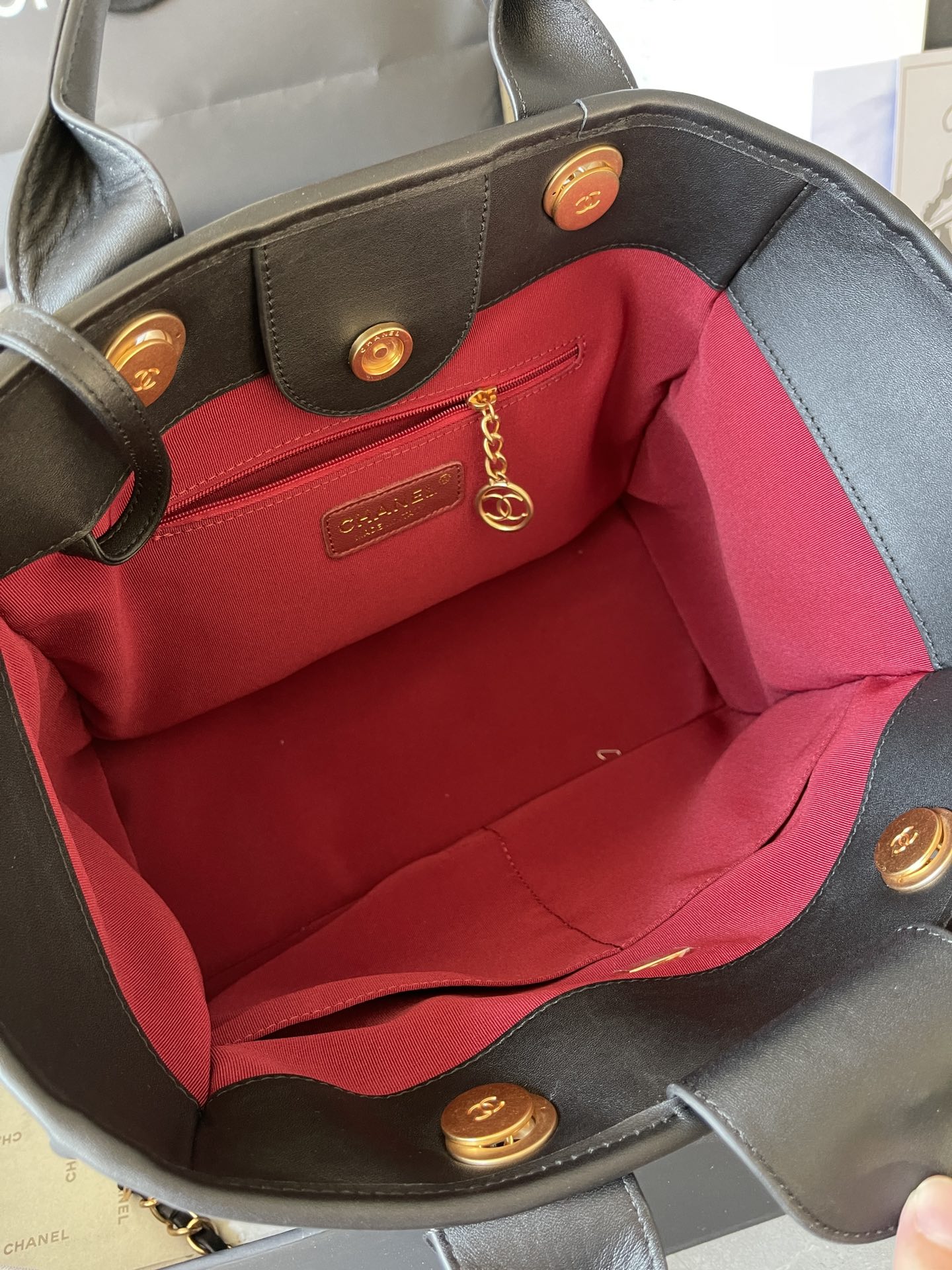 Chanel Bag Black 24×32×17cm