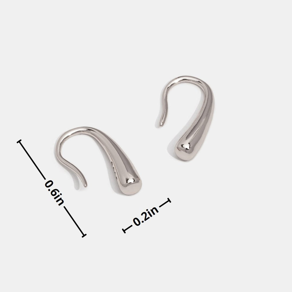 Francesca Water Drop Silver Earrings