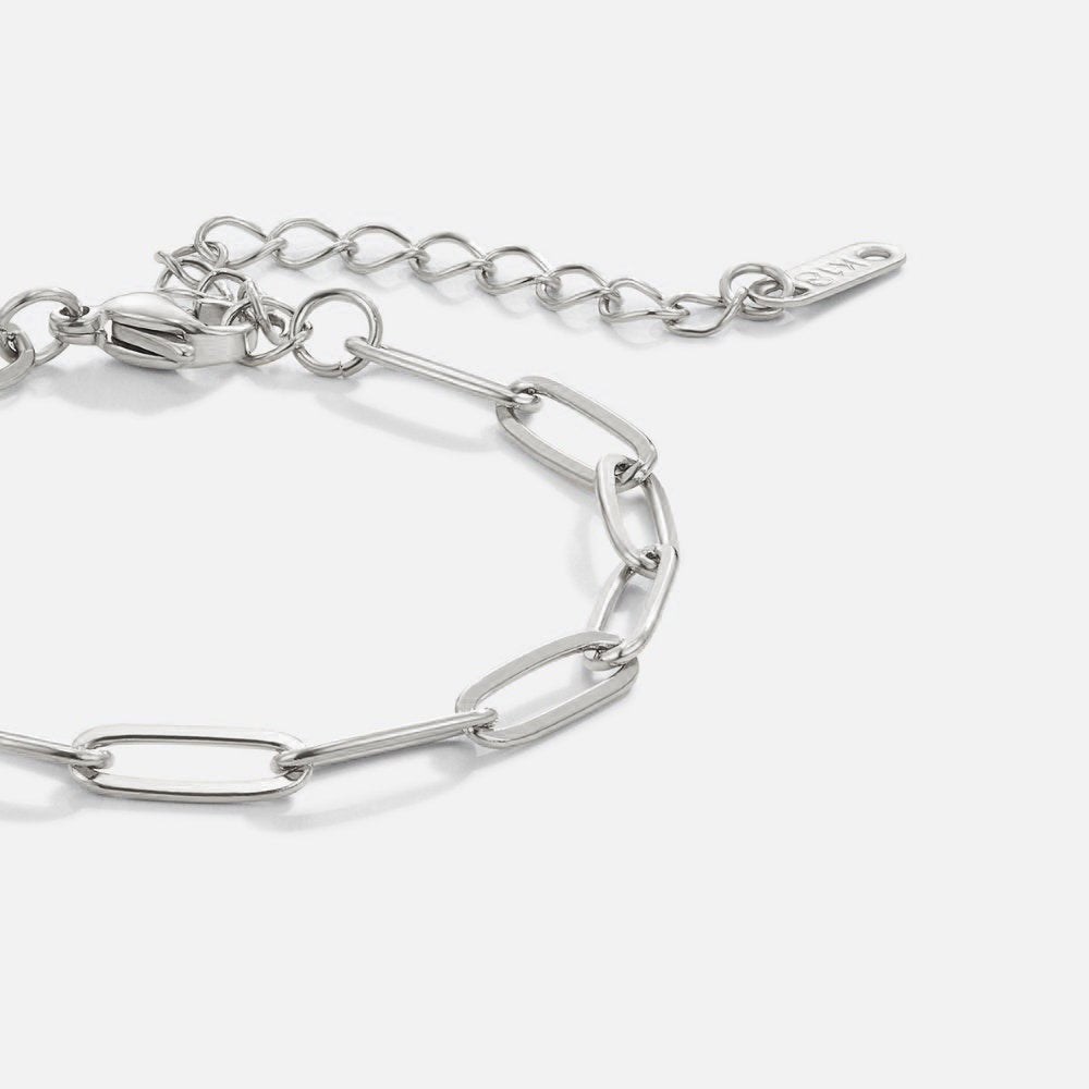 Paperclip Silver Bracelet
